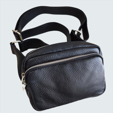 Sofia Leather Handbags Crossbody Black