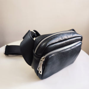 Sofia Leather Handbags Crossbody Black