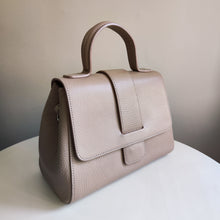 Anna Leather Handbag Powder Pink