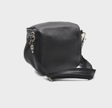 Alessia Leather Handbags Strap Charcoal Black