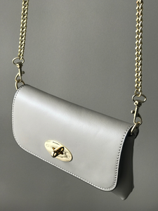 Aurora Chain Sling Leather Handbag