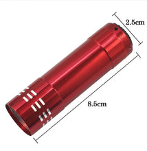 Mini Led UV Nail Torch (Red)