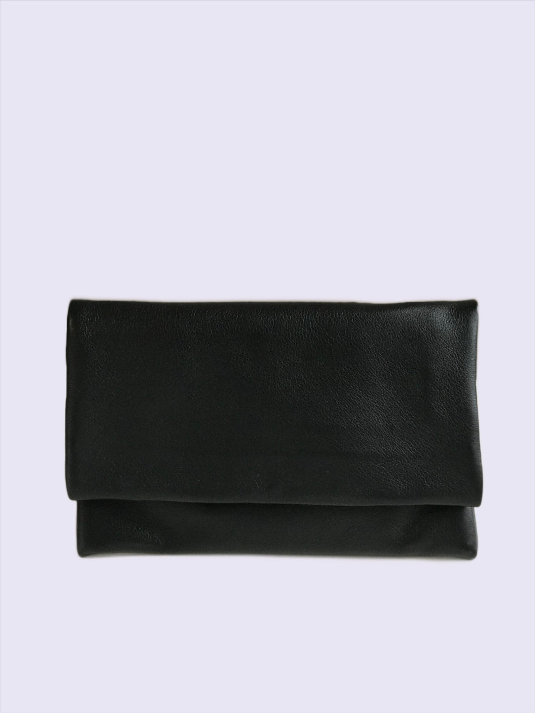 Donna Sling Black Leather Handbag