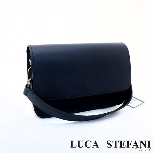Paula Black Leather Handbag Cross-body