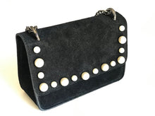 Perla Black Leather Handbag Cross-body