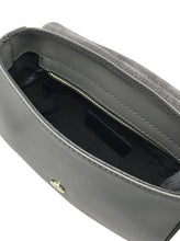 Saddle Leather Handbag Crossbody Grey
